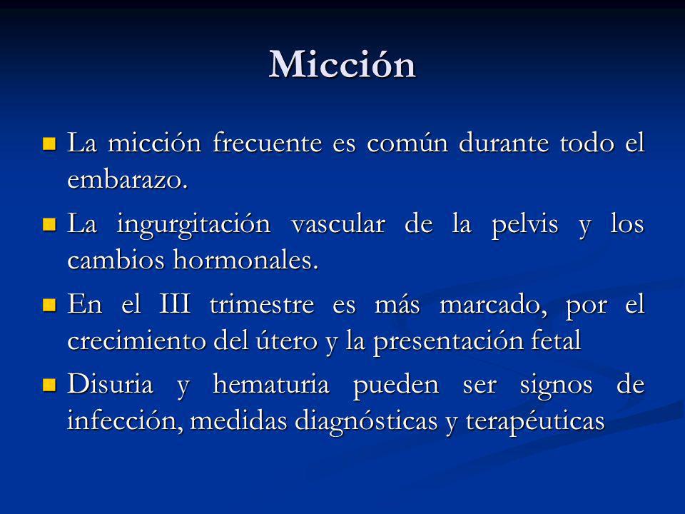 micción frecuente es solo un signo de embarazo